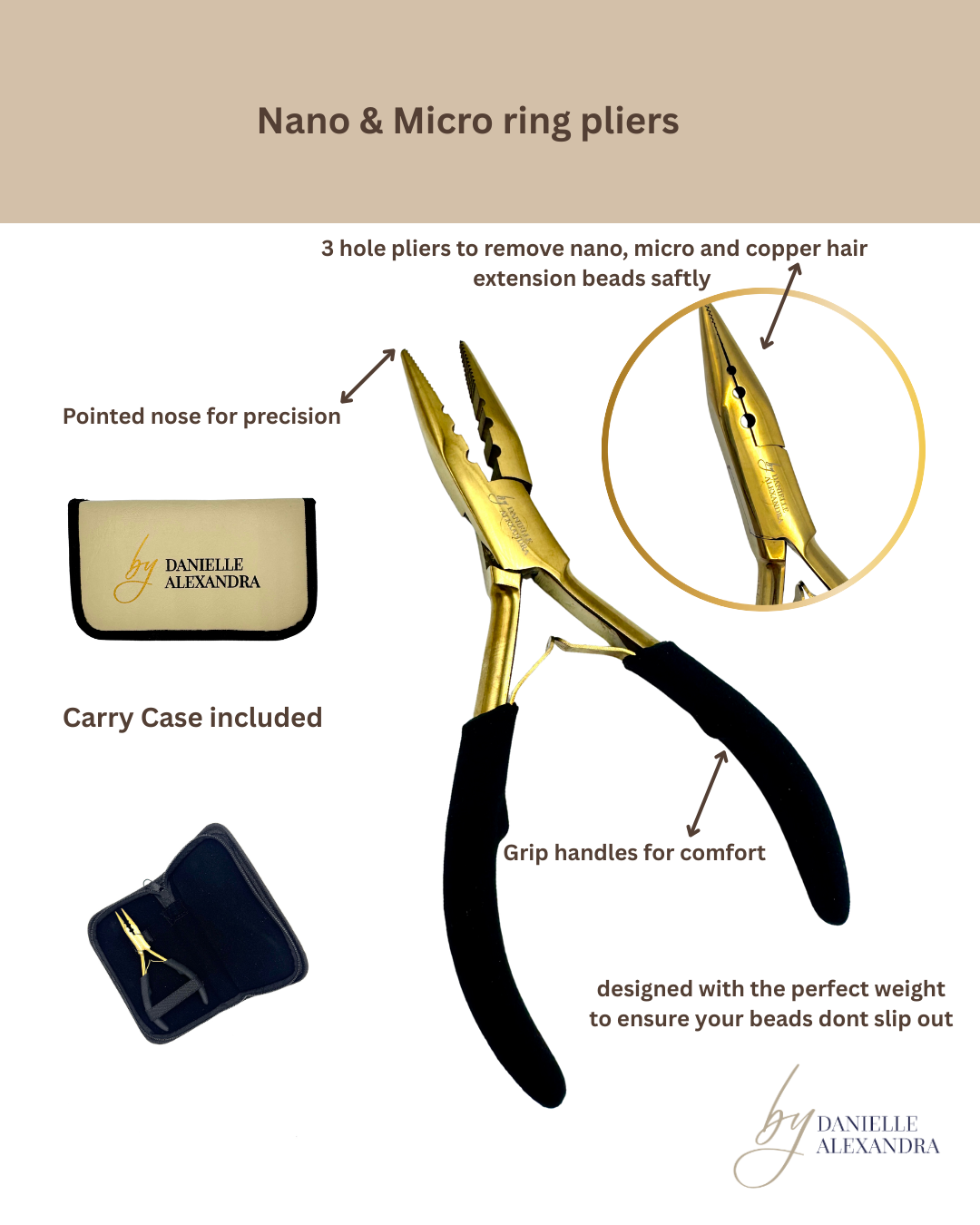 Hair Extension Course pliers